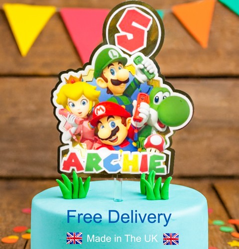Mario brothers cake topper - brothers,