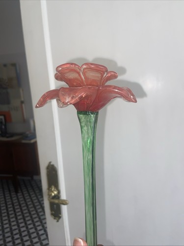Art glass flower with - art,