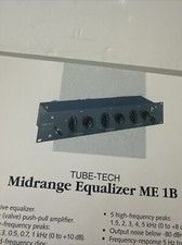 TUBE TECH midrange EQUALIZER ME 1B Dealer Spec Sheet LYDKRAFT APS DENMARK
