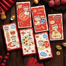 12Pcs Paper Packet Envelopes Cartoon Snake Gift Bag  Chinese New Year