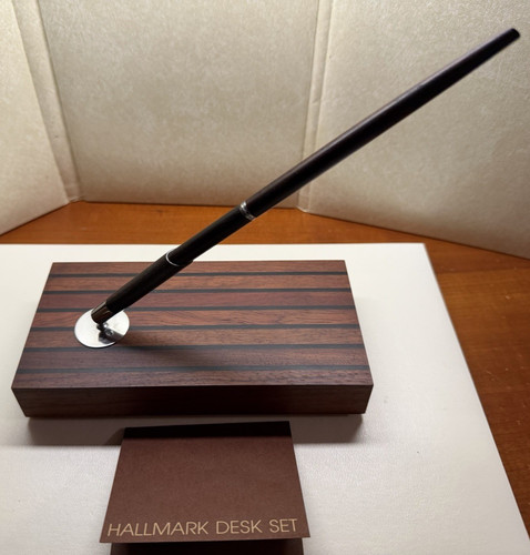 Hallmark rosewood desk set - hallmark,