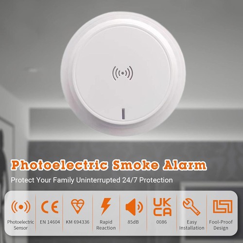 Home fire alarm - smoke, detector