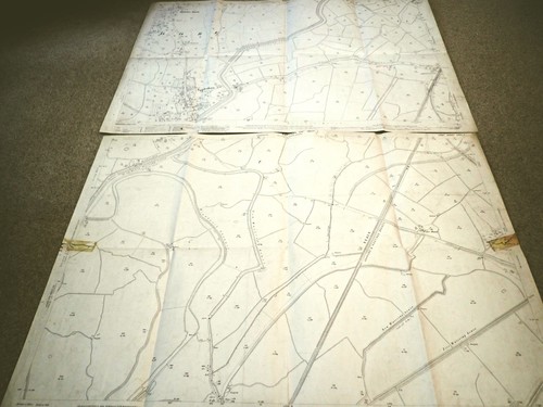 Kent old map plan - kent, history