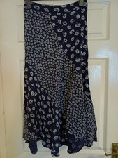 Fat Face Long Blue & White