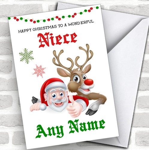 Santa reindeer wonderful - santa, &