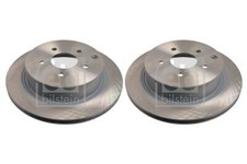 Pair of Rear Brake Discs FOR
