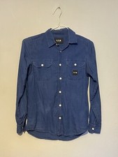 APC X Carhartt Chambray  Shirt Navy Rare Albam Universal Works