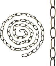 2m Chain for light fittings 32mm x 17mm decorative ceiling pendant chandelier