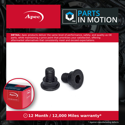 Brake disc screw bolt fits - brake,