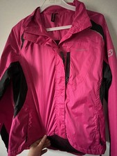 Muddy Fox Women's Pink Lightweight Cycling Jacket Windbreaker Size 12