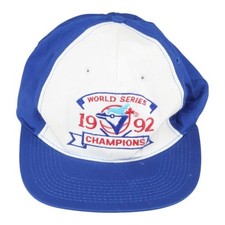 Vintage Mlb Blue Jays 1992 Cap Mens Size O/S Blue World Series Champions