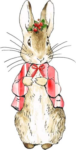 Peter rabbit watercolour wall - watercolour,