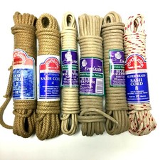 Everlasto Jute,Waxed & Red Spot Sash Cord -Sash Window Clothes Pulley Cord 