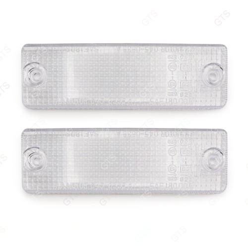 Front bumper light clear lens - clear,