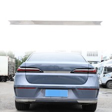 Stainless Steel Silver Rear Trunk Lid Trim Cover For BMW 7 Series G70 2023+
