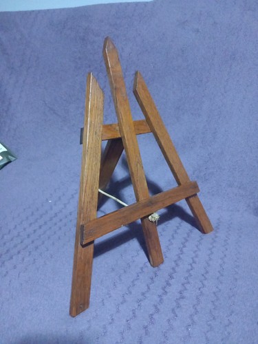Old wooden easel photos - old,