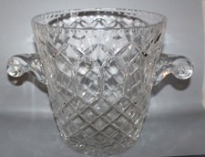 LARGE CUT CRYSTAL WINE COOLER