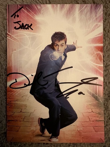 Signed photo david tennant - ,