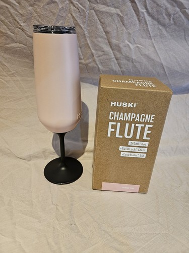 Pink huski champagne flute - huski,