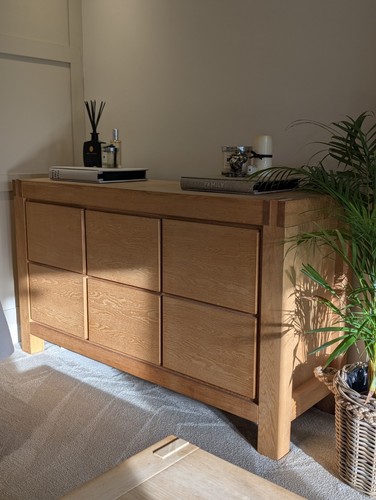 Large solid oak sideboard - large,
