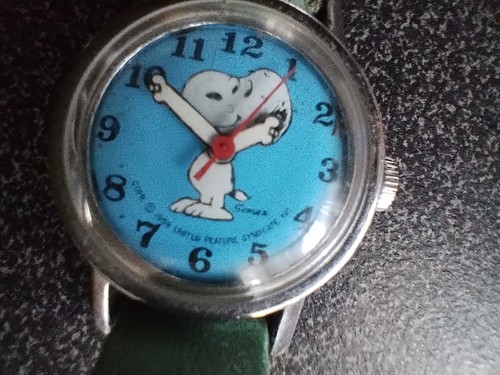 1958 vintage snoopy kids watch - kids,