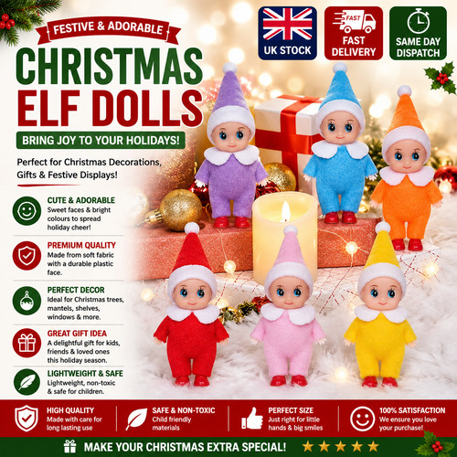 Christmas elf doll - christmas,