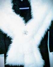 Wedding Bridal Long Faux Fur