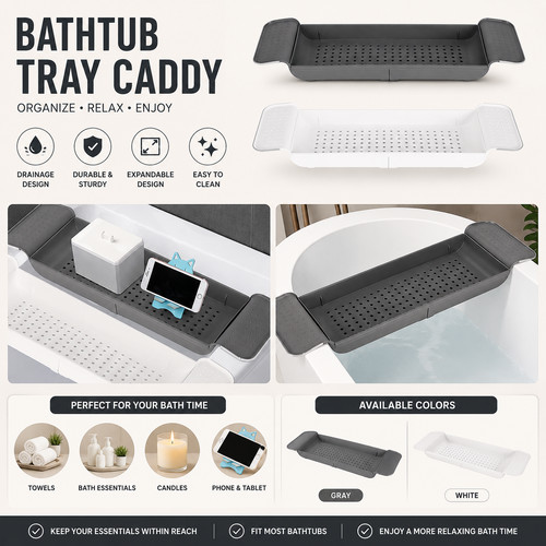 Bath tub rack bathroom - tub,