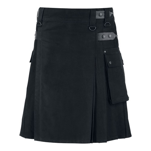 Men black utility cotton - men,
