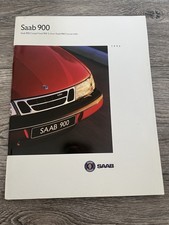 SAAB 900 2.0 Turbo 2.3 2.5 V6 Coupe Convertible Saloon 61 page UK Brochure 1996