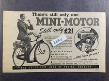 1952 British Ad. Mini-Motor