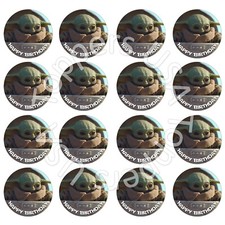 16x EDIBLE Baby Yoda Child