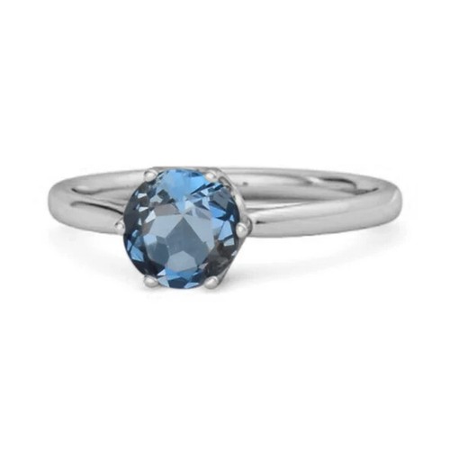 Solitaire london blue - solitaire, topaz