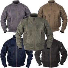 Mil-Tec US Tactical Flight Bomber Jacket Military Pilot Army Air Force Winter