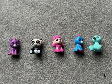ty mini boos collectibles amythyst  bamboo   patsy  stitch  and inky 