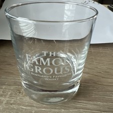 The Famous Grouse Small Whiskey Glass 8 Cm High 6.5 Cm Across