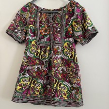Koi butterfly scrub top small - scrub,