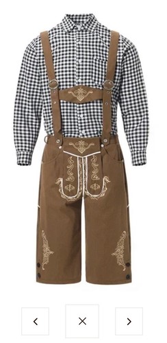 Kivara brown lederhosen set - kivara,