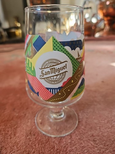 San miguel half pint glass - san,