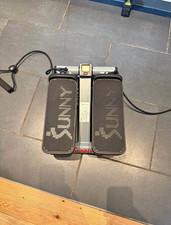 SUNNY Health Fitness Mini Stepper with Resistance Bands Compact Design No. 12-S