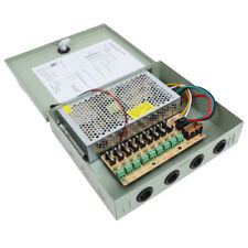 AC110/220V CCTV Power Box DC 12V 10A 120W9CH Boxed CCTV Power Supply Adapter