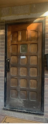 1950s front door wooden - 1950s,