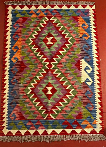 Handmade kilim wool rug - handmade,