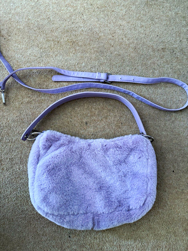 Purple faux fur women - faux,