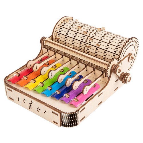 Children wooden xylophone toy - wooden,