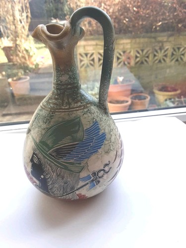 Greek pottery vase - vase., hand