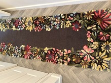 Mackenzie Childs Rug 8ft X2ft6 Butterfly Garden100%wool