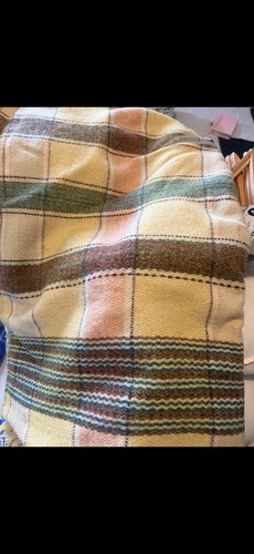 Welsh vintage wool blanket - vintage,