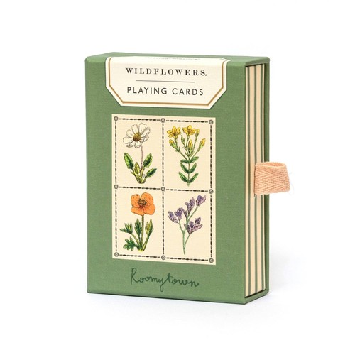Wildflowers playing cards - cards, –
