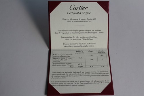 Cartier certificate origin - cartier,